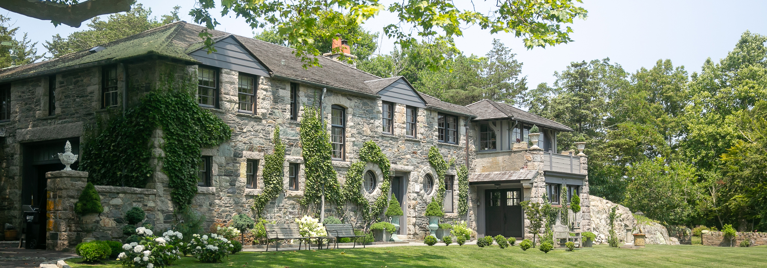 Stone mansion in Newport RI